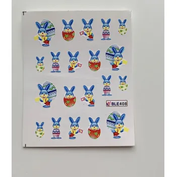 Vodolepky na zdobení nehtů - Barevné Velikonoce BLE408