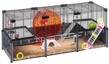 Ferplast Multipla Hamster Large 107,5 x 37,5 x 42 cm černá