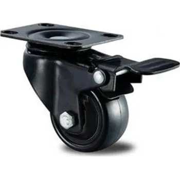 Pojezdové kolečko Transportní kolečko 25mm otočné s brzdou (KL1B)