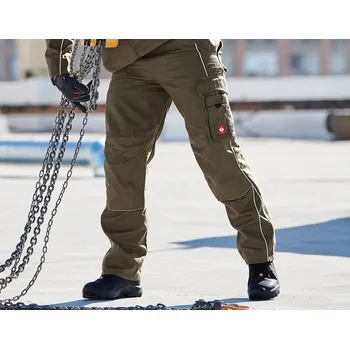 montérky Pracovní kalhoty pracovní oděvy e.s.prestige velikost 110 olivová Strauss Pracovní oblečení