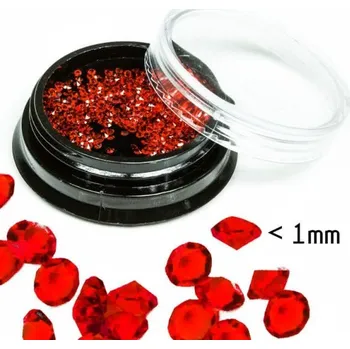 Nehtyprofi Diamantové ozdoby v krabičce - Červené