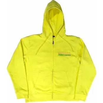 Pánská mikina Merch Nirvana: Nirvana Unisex Zipped Hoodie: Sorbet Ray Smiley (back Print) (large) L