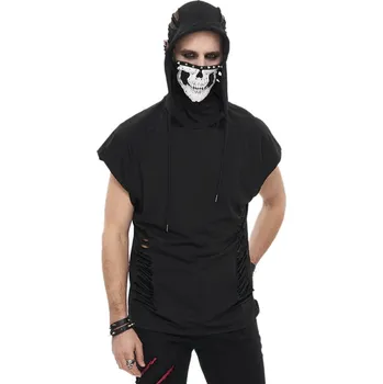 tričko gothic and punk pánské - Death Mask Punk - DEVIL FASHION - TT213 - 4XL