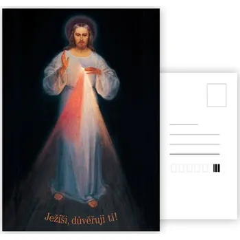 Podložka pod nábytek Pohlednice - Obraz Božího Milosrdenství - 01 (A5)