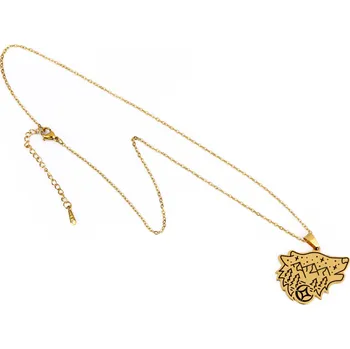 Řetízek Náhrdelník Medvěd - Zlatá barva