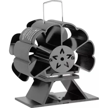 Teplem poháněný ventilátor 5 lopatek pro rozvod tepla po místnosti