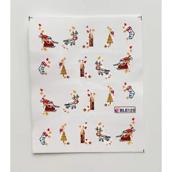 Vodolepky na zdobení nehtů - American Christmas BLE120