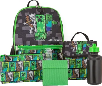 Set školních potřeb Školní batoh s příslušenstvím 14 l 31 x 41 x 11 cm Minecraft