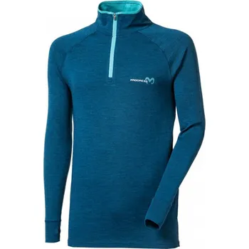 Pánské tričko Triko dlouhé pánské Progress TRZ rolák, petrol/světle modrá Velikost: M