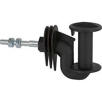 Ohradník Izolátor pro elektrický ohradník - rohový vyztužený na pásku se závitem závit M6