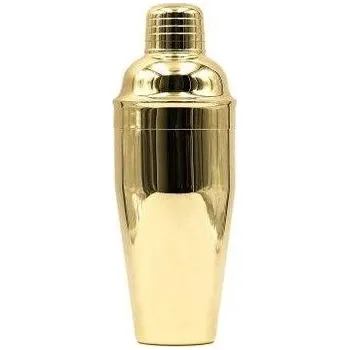 Zlatý koktejlový šejkr Deluxe Cobbler 550ml