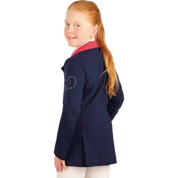 Pánská větrovka Dámské/dětské závodní sako LITEX FOR RIDERS modrá Barva: tmavě modrá, Velikost: XXS