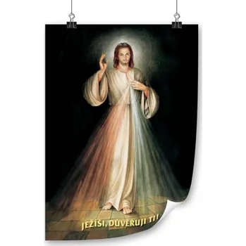 Podložka pod nábytek Plakát - Obraz Božího Milosrdenství - 02 (A3)