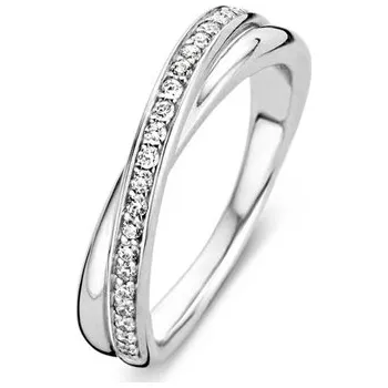 Prsten Prsten TI SENTO se zirkony 1953ZI/56