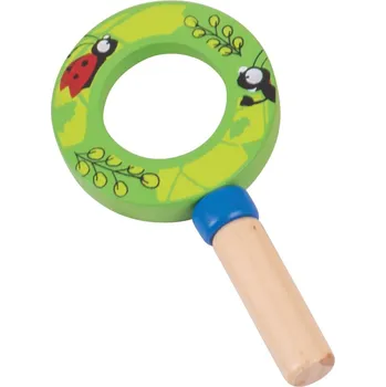 Dřevěná hračka Bigjigs Toys minilupa 1ks zelená