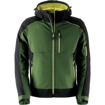 Pánská bunda Kapriol | Softshellová bunda DYNAMIC - XL / zeleno/ černá