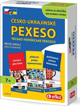 Pexeso efko Česko-ukrajinské pexeso