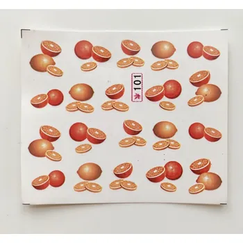 Vodolepky na zdobení nehtů - Pomeranč SY-101