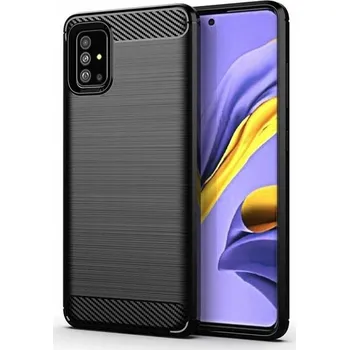 Pouzdro na mobilní telefon OEM Pouzdro Forcell Carbon SAMSUNG Galaxy A71 5G černé