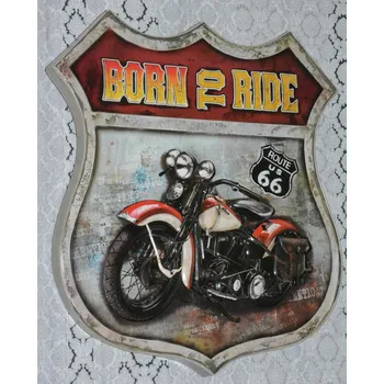 Plechová cedule Retro plechová cedule - Chooper - na stěnu