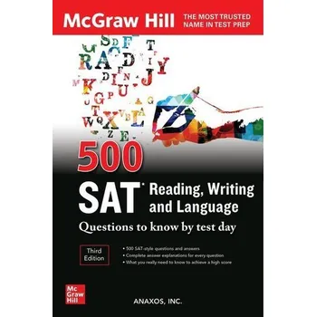 Kniha 500 SAT Reading, Writing and Language Questions to Know by Test Day, Third Edition - Anaxos Inc.