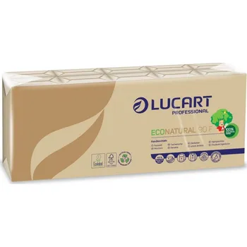 Papírový kapesník Lucart Professional Lucart Econatural 90F - papírové kapesníčky, 10 ks