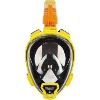 Vodní sport Maska celoobličejová ARIA QR, OCEAN REEF L/XL žlutá