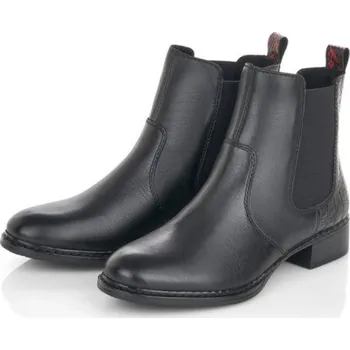 Dámská zimní obuv Dámská kotníková obuv 73494-01 RIEKER černá Barva: černá, Velikost: 37