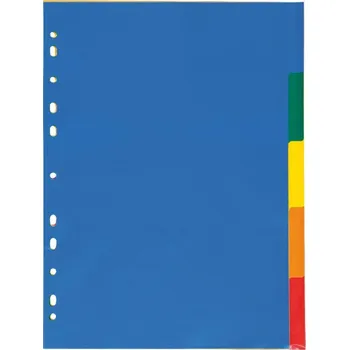 Rozdružovač A4 PP 5 barev