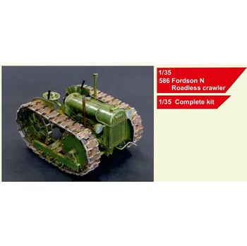 Plastikový model Plusmodel 1/35 Fordson N Roadless crawler (full resin kit)