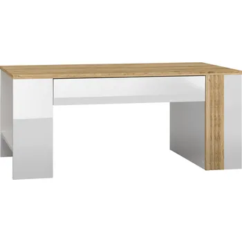 Konferenční stolek Stolek konferenční dub castello/bílý lesk ADAGIO 10