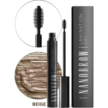 Nanobrow Lamination Gel Gel na obočí Odstín: Beige 7ml