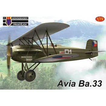 Plastikový model 1/72 Avia Ba.33, 1930-1933 (3x camo)