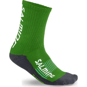 Pánské ponožky SALMING Advanced Indoor Sock Green 35-38 - Zelená/35-38