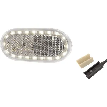 Přední světlomet Světlo poziční LED bílé 12/24V WAS W197 kabel SNAP IN 2,5 m