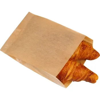 Sáček na potraviny Gastro obaly Sáček papírový hnědý 14x7x22cm (min. počet 1000ks)