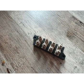 svorka DANAPO Stará retro bakelitová svorka svorkovnice čokoláda Varianta: 28 svorkovnice 110x32