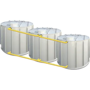 nádrž Česká nádrž 45m3 kruhová nádrž na vodu k obetonování (3*15 m3)