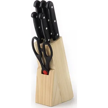 Haus Roland Sada kuchyňských nožů v dřevěném bloku, 7 ks Haus Roland