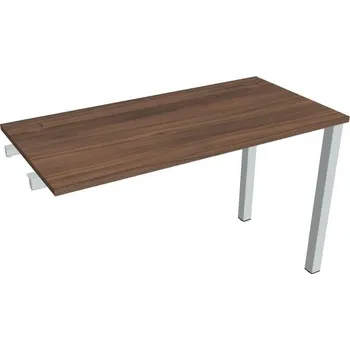 Kancelářský vozík HOBIS přídavný stůl rovný - UE 1200 R, hloubka 60 cm, ořech + doprava zdarma