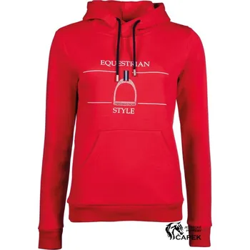 Mikina HKM -EQUINE SPORTS- - Červená - M