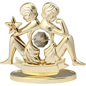 Žertovný předmět Znamení zvěrokruhu Crystocraft BLÍŽENEC - zlatavá