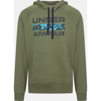 Pánská mikina Under Armour UA RIVAL FLC SIGNATURE HD Pánská mikina US S 1366363-390
