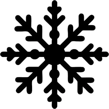 samolepka Vánoční samolepka - Vločka č.1 | Jpdesign.cz