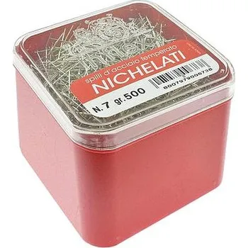 Texi Ocelový špendlík, poniklovaný, 32x0,6 mm (box 500 g) N.7