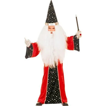 Karnevalový kostým Dětský kostým - Kouzelník Barva: červená, Velikost: 5/7 let - 128cm