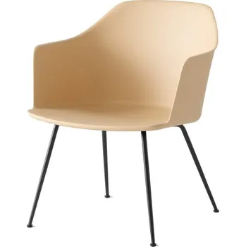 Křeslo &Tradition Křeslo Rely HW101 s područkami, black/beige sand