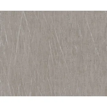 Tapeta Vliesová tapeta grafická, béžová, hnědá, stříbrná, melír s metalickými odlesky 385988 / Tapety na zeď 38598-8 Hygge 2 (0,53 x 10,05 m) A.S.Création
