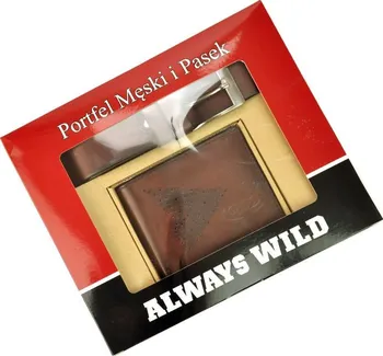 Peněženka Always Wild Buffalo + pásek PSB-N7-01-GGBR hnědá