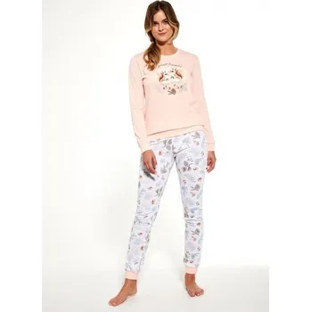 Dámské noční prádlo Cornette dámské pyžamo 467/299 Squirrel Barva: růžová, Velikost: XXL